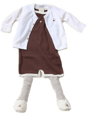 ベビー服Dimples秋服のコーデ