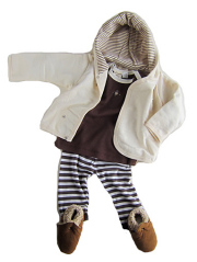 ベビー服Dimples秋服のコーデ