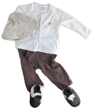 ベビー服Dimples秋服のコーデ